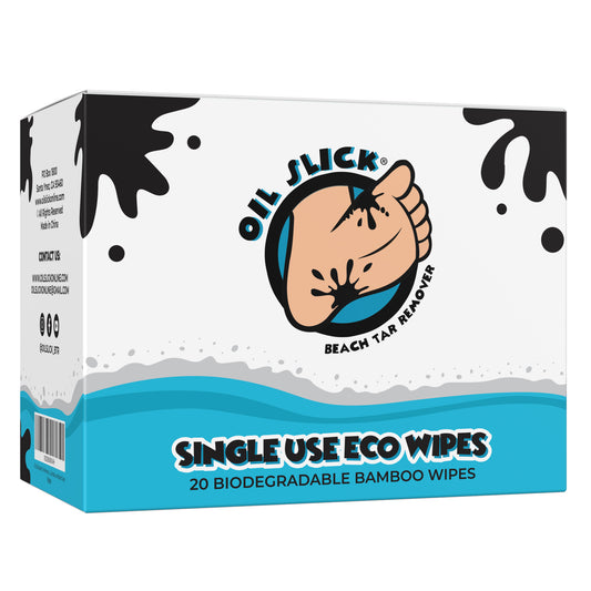 Oil Slick Beach Tar Remover Eco Wipes